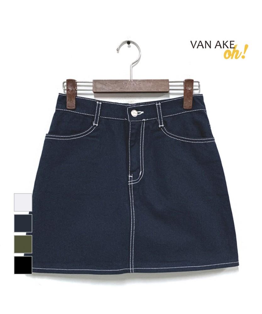 VANAKE Nodi Stitch Skirt_Ob16Skme04Z