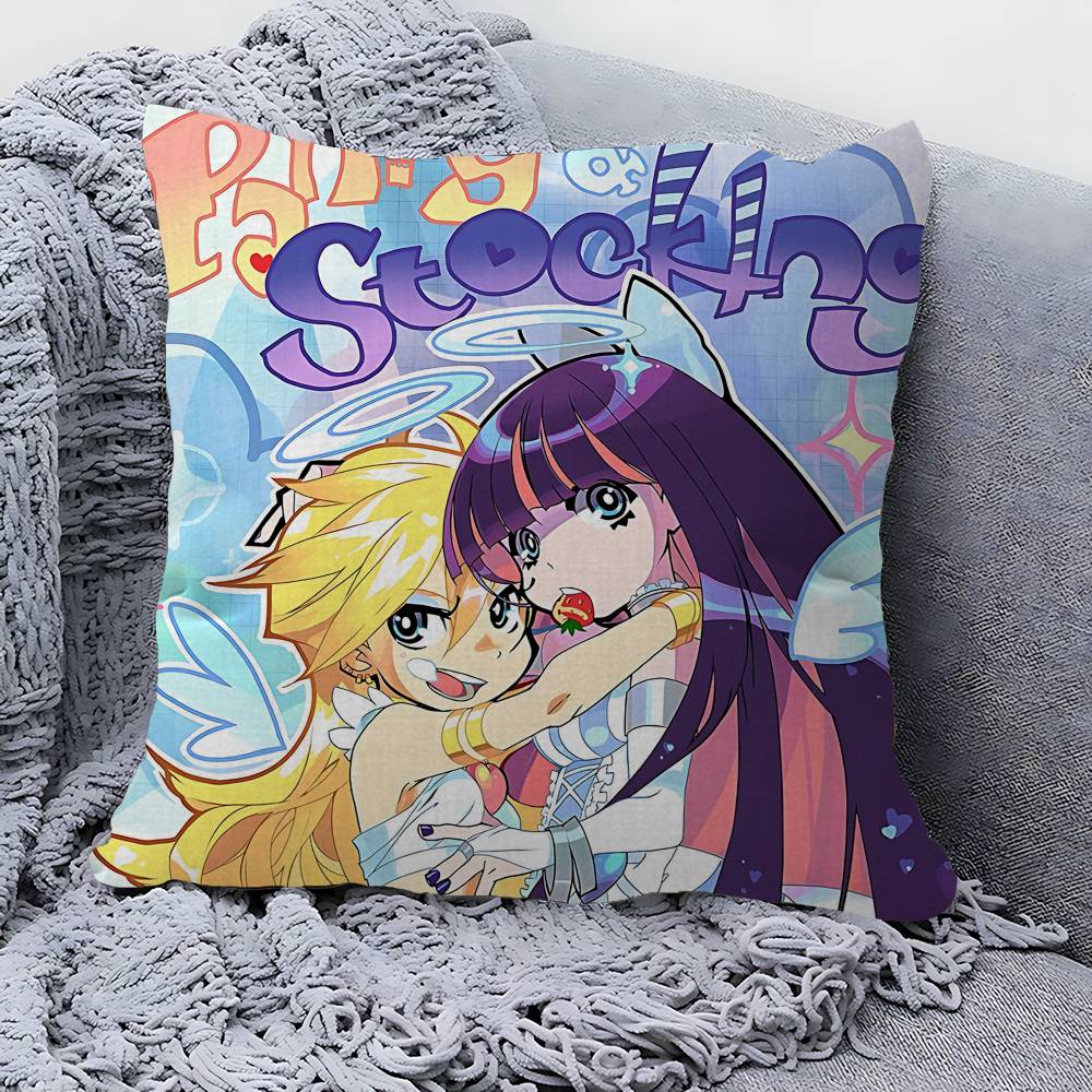 Classic Anime P-Panty And S-Stocking Pillow Cushion Cover Pillowcase Living Room Sofa Home Decor