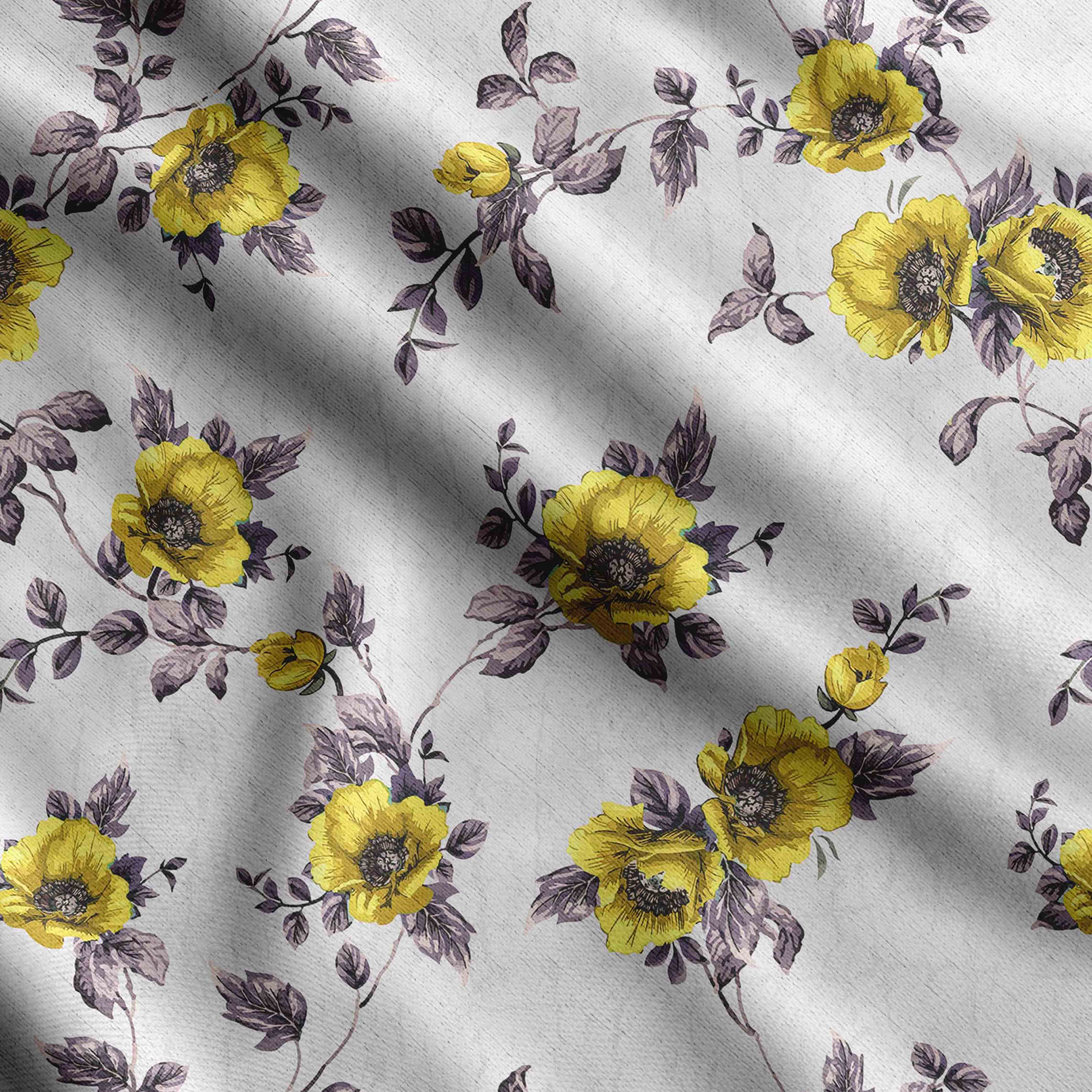 

Китайський квітковий принт Soimoi, бавовняний кембрік, стьобальна тканина, продана The Yard шириною 42 дюйми, бавовняна тканина середньої щільності, 42 Inch Wide - Cotton Cambric білий