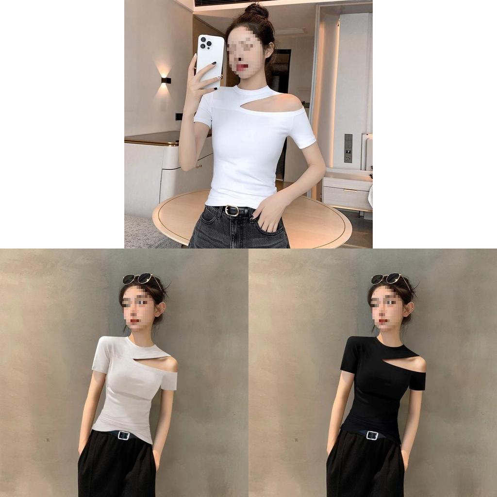 Oversize T Shirt For Women With Embroidery And Round Neck For Spring 2025