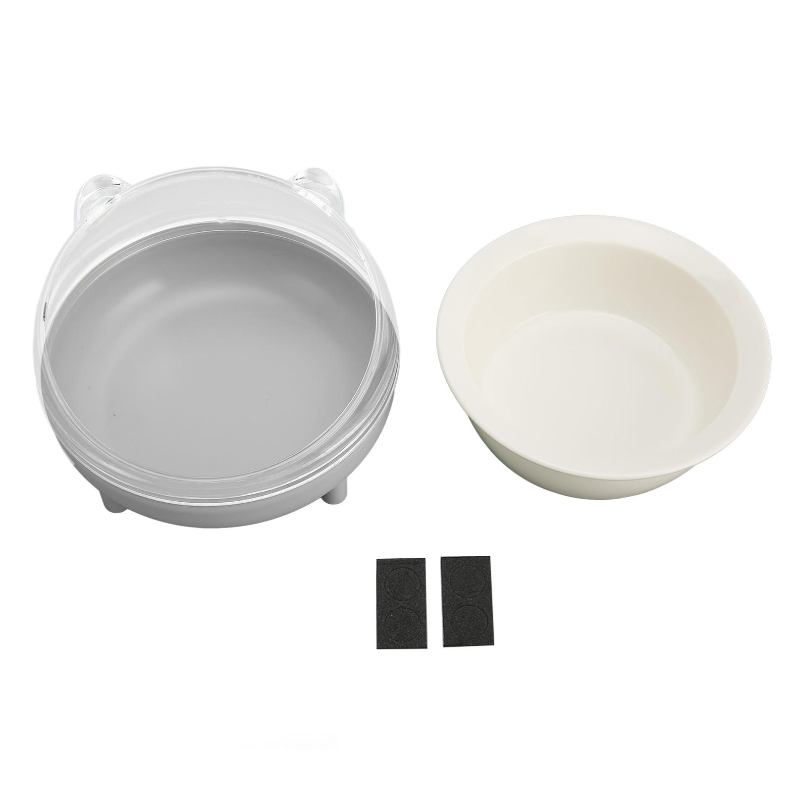 

Миска для кошачьего корма двойного назначения, большая емкость, наклонная, высокая, керамическая миска для корма домашних животных с подставкой для собак серый