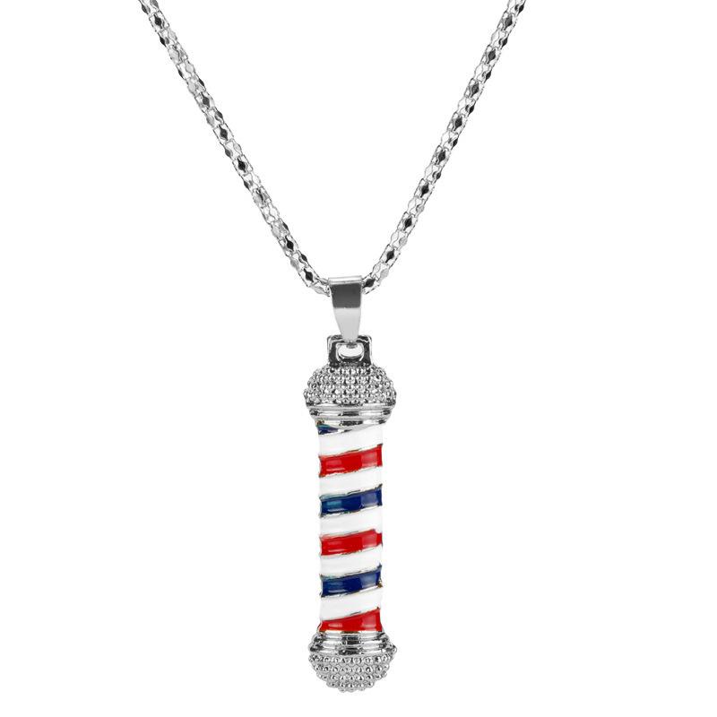Creative Barber Shop Razor Pendant Necklace - Hip Hop Trend