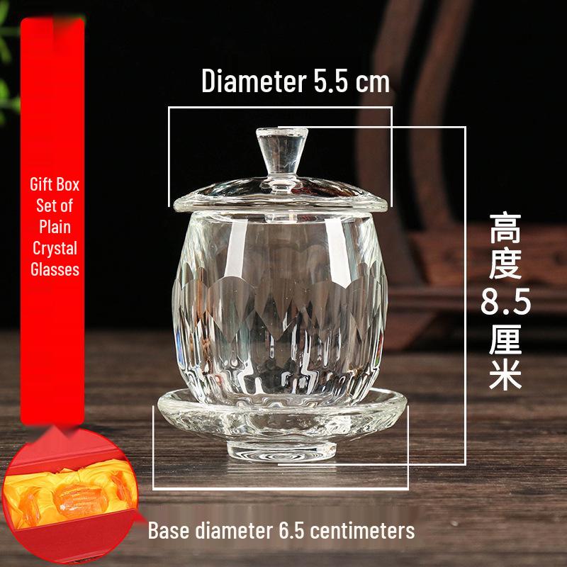 Coppa per Acqua per Altare Buddista in Ceramica di Loto con Mantra della Grande Compassione - Tazza per Offerte a Guanyin