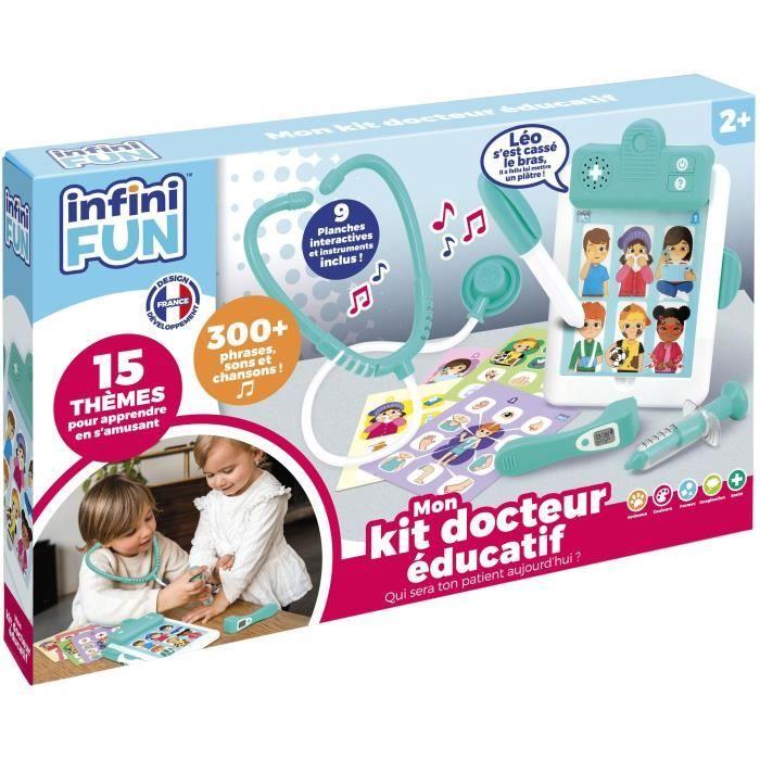 Kit Docteur - KD - Mon Kit Docteur Éducatif - Plus de 300 phrases et 15 themes éducatifs des 2 ans