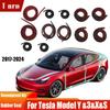 Звукоізоляційний комплект ущільнювачів дверей для Model 3 Y S X 2025 року Гумова ущільнювальна стрічка від протягів Комплект для шумопоглинання від вітру Смужка для кришки переднього багажника