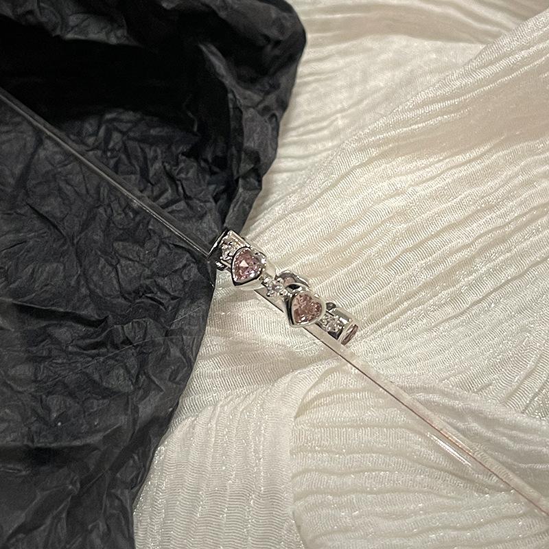 Niche Design Couple Ring Personality Retro Dripping Oil High Sense Retro Cold Wind Open Index Finger Ring Woman