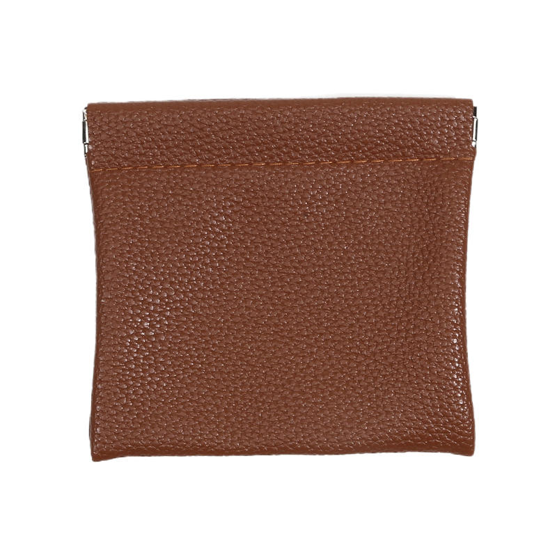 Self-closing PU Leather Coin Purse Passport Driver's License Document Holder Data Cable Cosmetic Bag Lipstick Storage