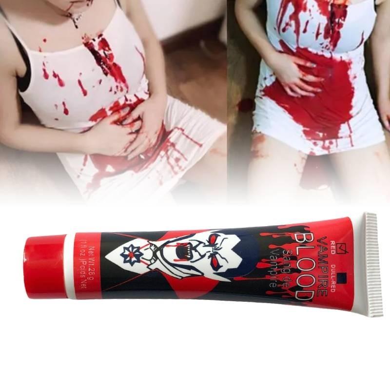 Realistic Vampire Blood Prop For Halloween Decorations Cosplay Fake Blood Plasma