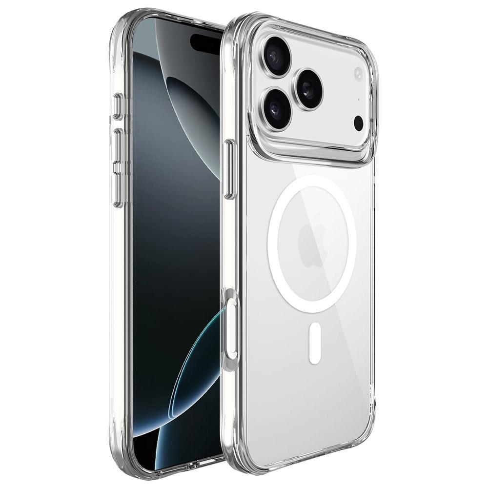 

Чехол для iPhone 17 Pro, совместимый с MagSafe, прозрачная накладка из ТПУ+ПК A