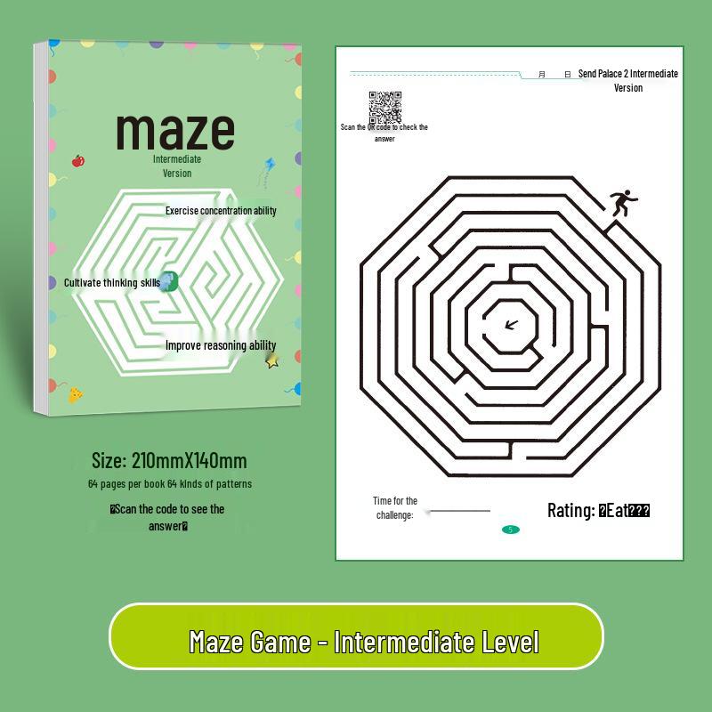 Children's Maze Training Book: Enhance Elementary Students' Thinking with Fun Attention-Boosting Puzzles