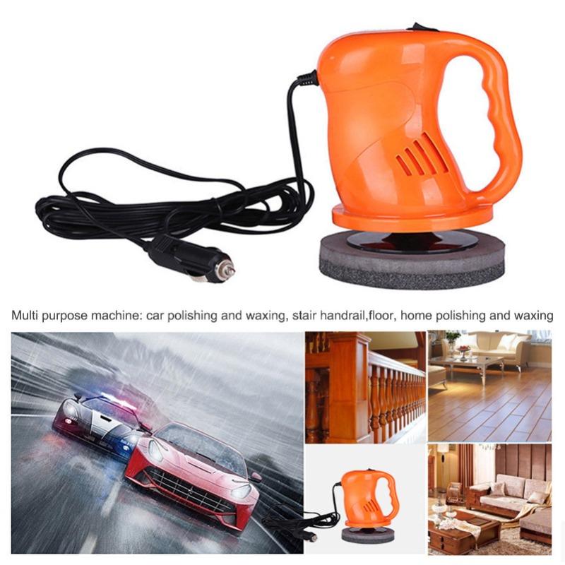 Professional Car Buffer Polisher Machine 12V Variable Speed Portable Auto Polishing Waxing Kit for DIY Detailing Saving Time