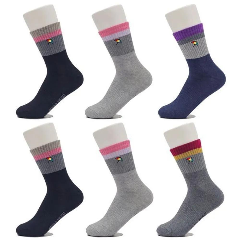 Arnold Palmer Anti-Twist Women's Casual Socks Mid-Length 6 Pairs LSP002 Women's Casual Socks