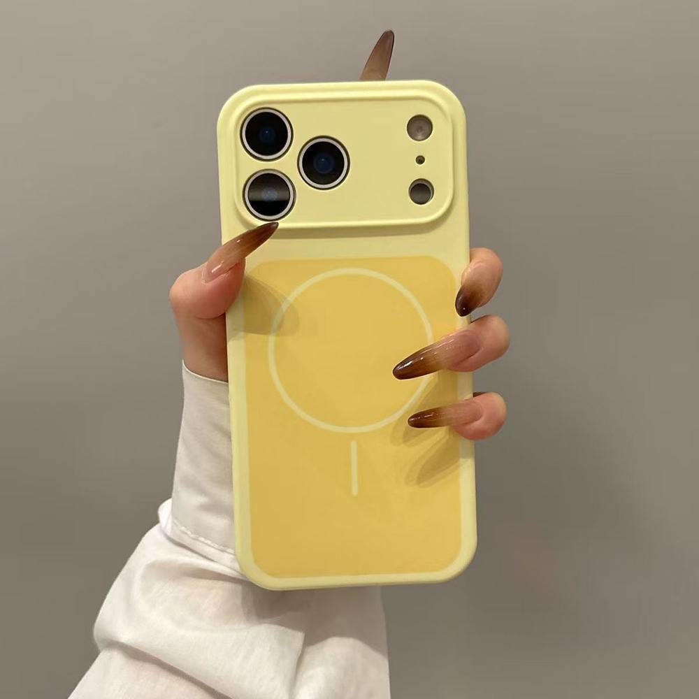 Original Liquid Silicone Pure Color Phone Case For iPhone 17 Pro Max 17Pro 17 Air For Magsafe Magnetic Wireless Charging Cover