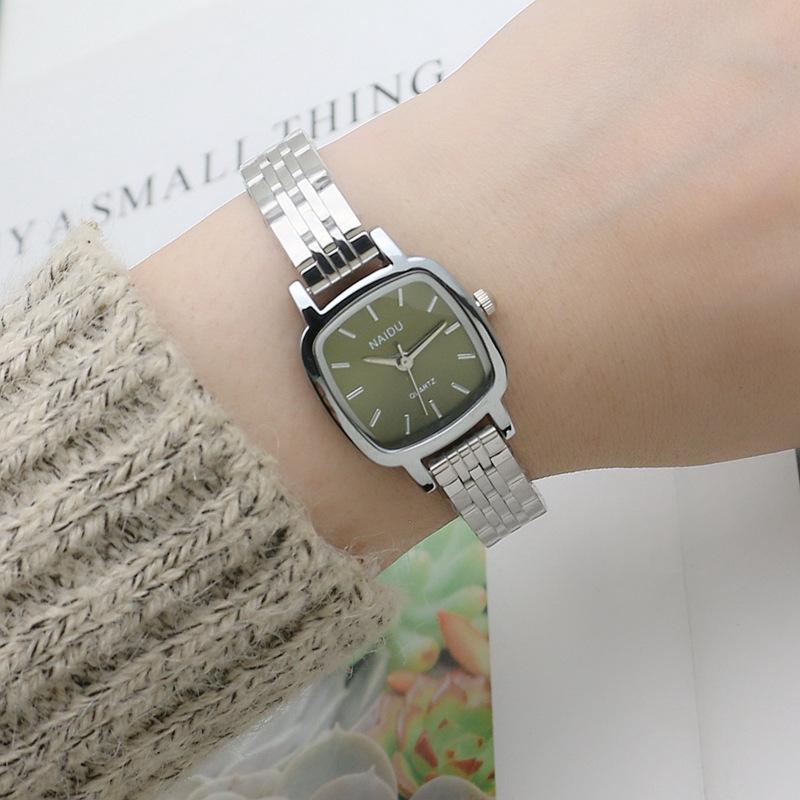 Simple Small Square Dial Women Watches Luxury Stainless Steel Ladies Quartz Watch Female Gift Wristwatches Relojes Para Mujer