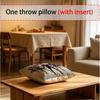 Throw Pillow Cushion Accent Pillow Includes Pillow Core 18.18 Inch Super Hero Team Print Soft Fabric For Sofa Bedroom Car