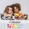 Tricofun Creative Soft Building Blocks Cute Animal Kits Assembling Building Toys Gifts for Kids and Interactive Building Toys for Ages 6+ for