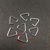 Triangular Open Jump Rings Iron Pinch Clip Bail Hang Drops Jewelry Findings Si