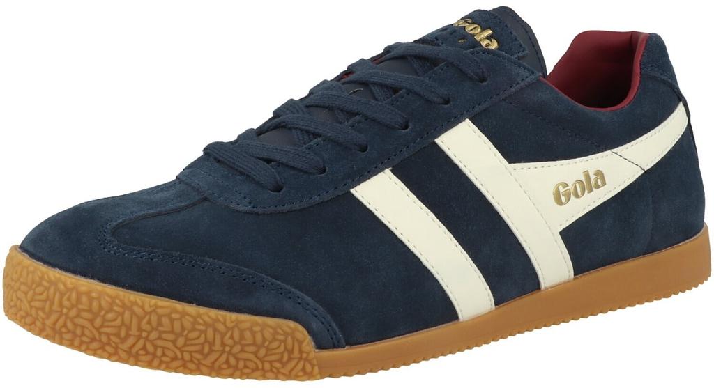 Gola Harrier Suede Sneakers (CMA192) Navy/white/red