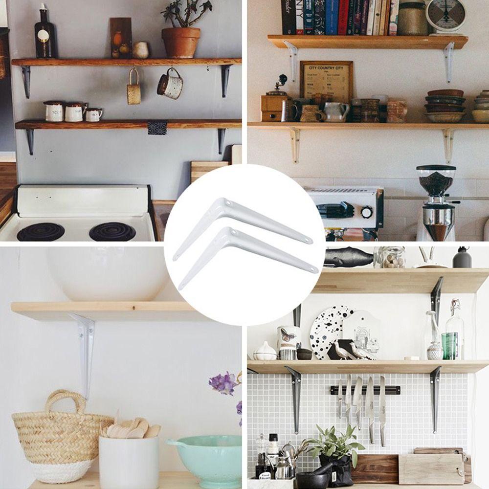 1Pcs L-shaped Triangular Bracket Support Wall Mount Hanging Shelf Corner Brace Mounting Bracket