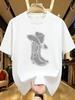 Wds01150hat Printing Plus Size Unisexs Round Neck Tshirt Summer Casual Street Fashion Unisexs Joker Short Sleeve Tshirt