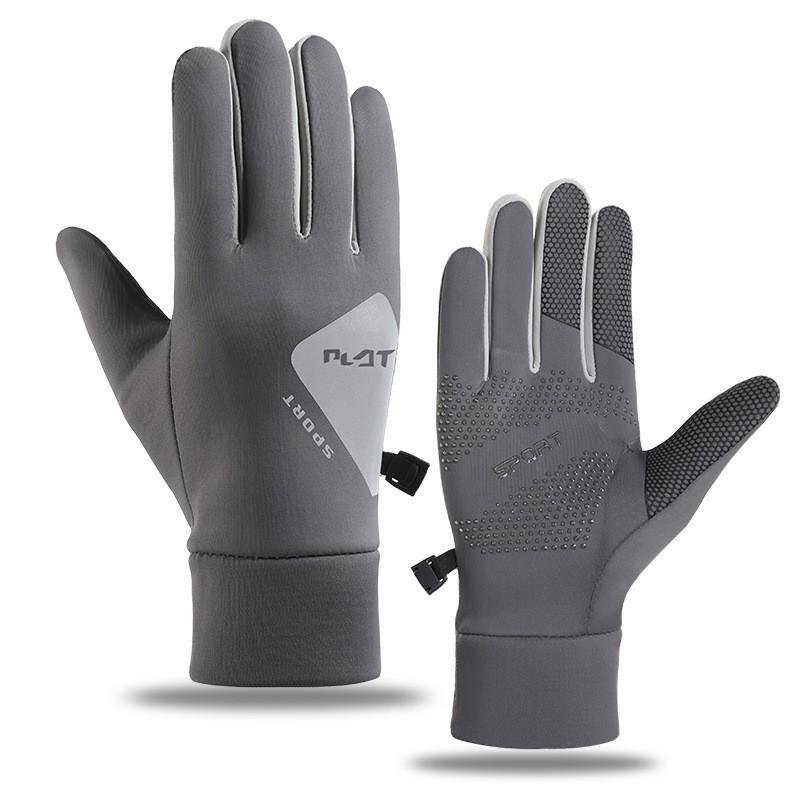 New Unisex Touchscreen Waterproof Cycling Gloves - Windproof, Non-Slip, Ideal for Autumn/Winter Outdoor Sports & Training