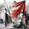 Japanische Bergdecke Weiche Flanell AC-Decke Leichte Sommer-Nickerchen-Decke Gemütliche Decke für Sofa Bett Reise Zuhause