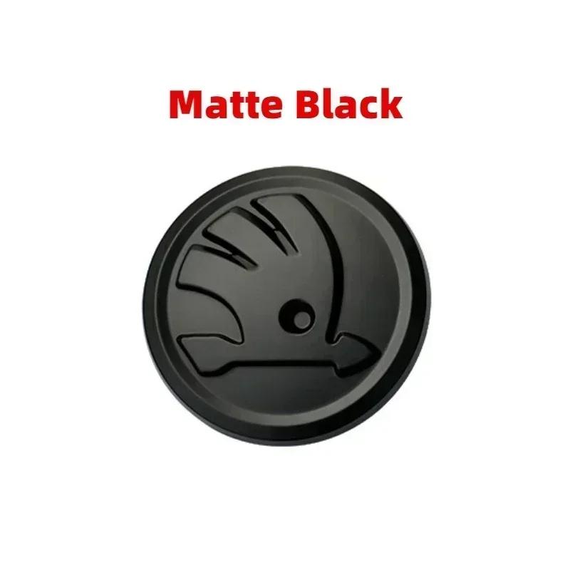 2025 Nowy ABS Samochód Przednia Maskownica Emblemat Naklejka dla SKODA Superb Octavia Rapid Spaceback Rapid Kodiaq Karoq Kamiq Naklejka Samochodowa Ac