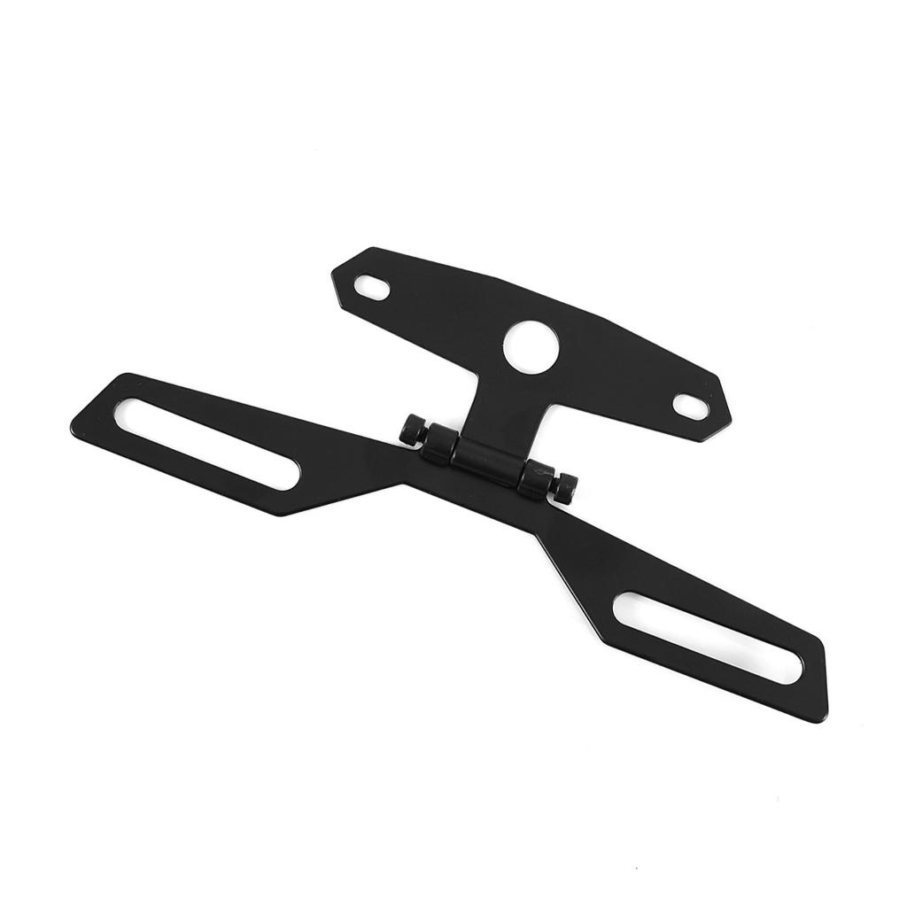 Sammenleggbar nummerskilt Baklysholder Bakre brakettfeste for motorsykkel ATV