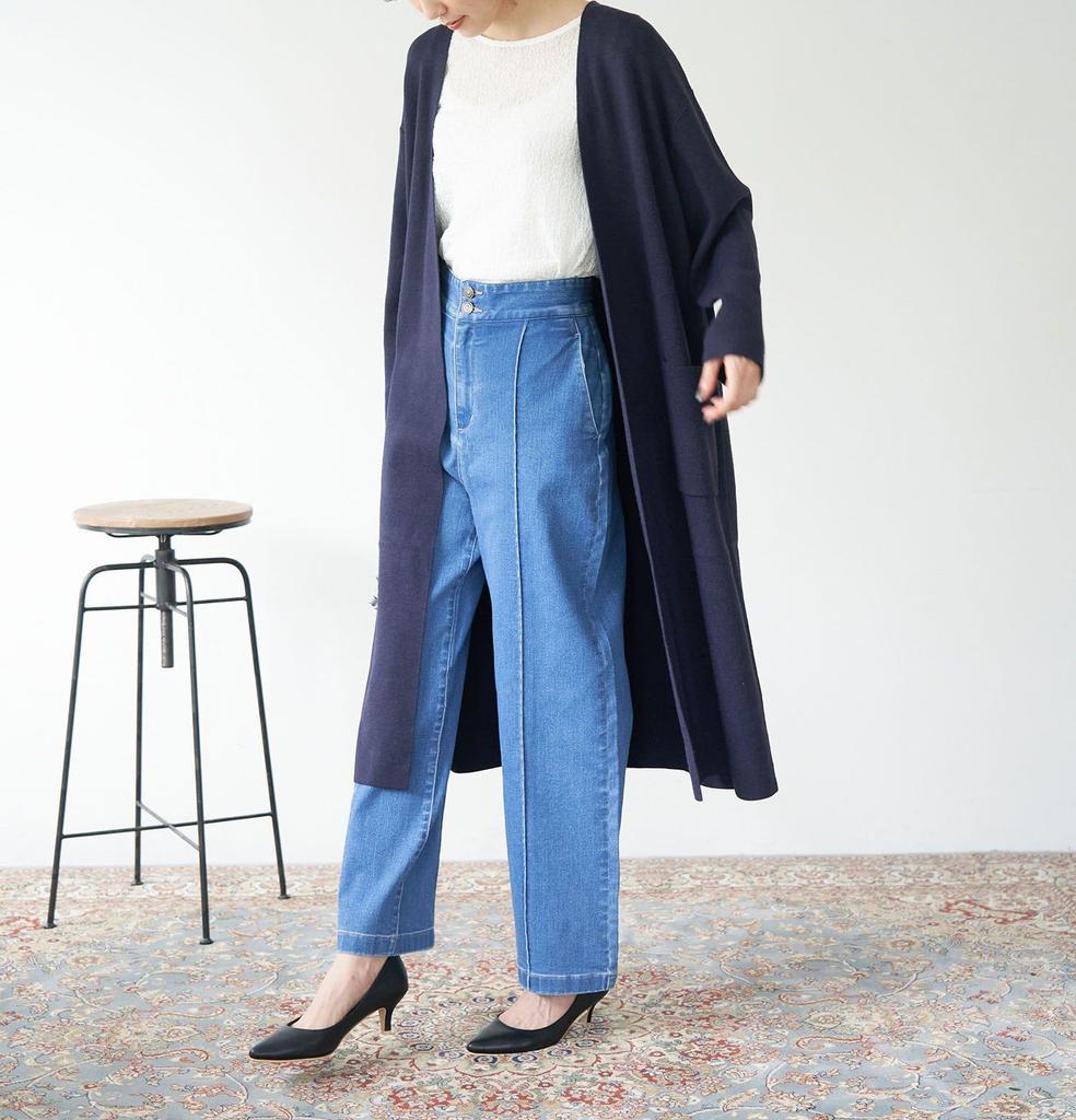ROPE PICNIC Knit Cardigan GDK63010 Navy Women's (WEB Exclusive) (40)