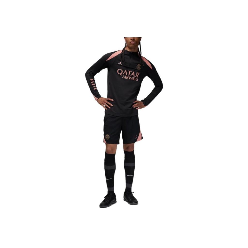 Jordan Paris Saint-Germain Dri-FIT Calcio FW24 Strike Terza Maglia Pullover Maniche Lunghe Uomo maglia Nero FQ2625-013
