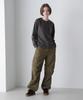 AVIREX L/S FADE WASH MA-1 POCKET women's S 410 charcoal 783-4230605