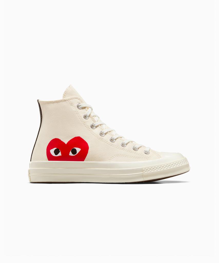 Converse X Comme Des Garçons Play Chuck 70 Egret A08792C