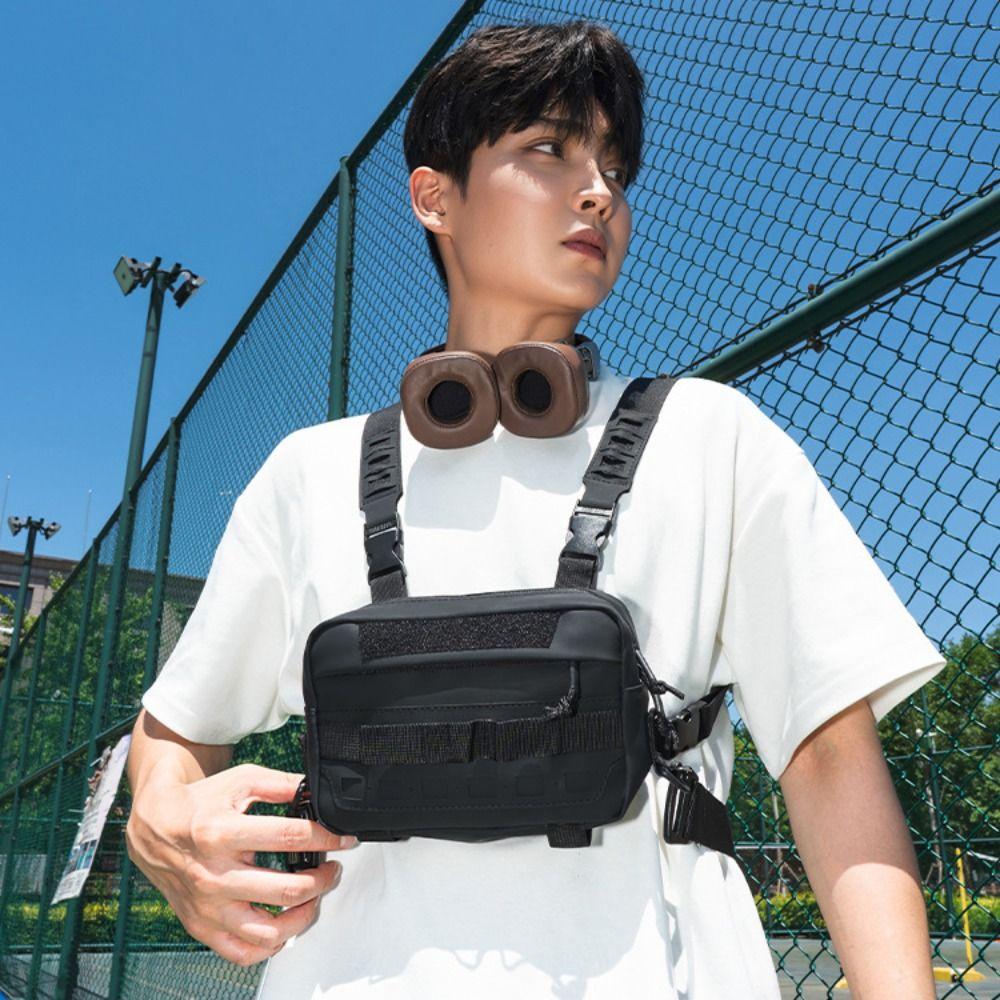 Adjustable Sports Chest Pack Nylon Camping Bum Bags Running Vest Backpacks  Camping