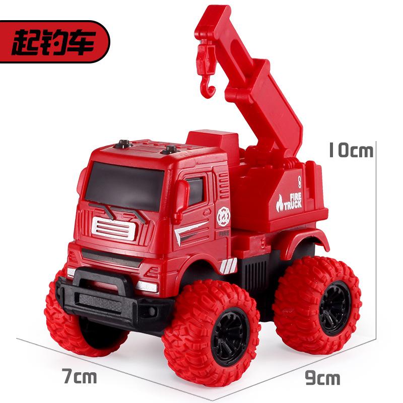 Children'S Toy Car Excavator Inertia Off-Road Car Boy Toys Small Gifts Stall Small Goods