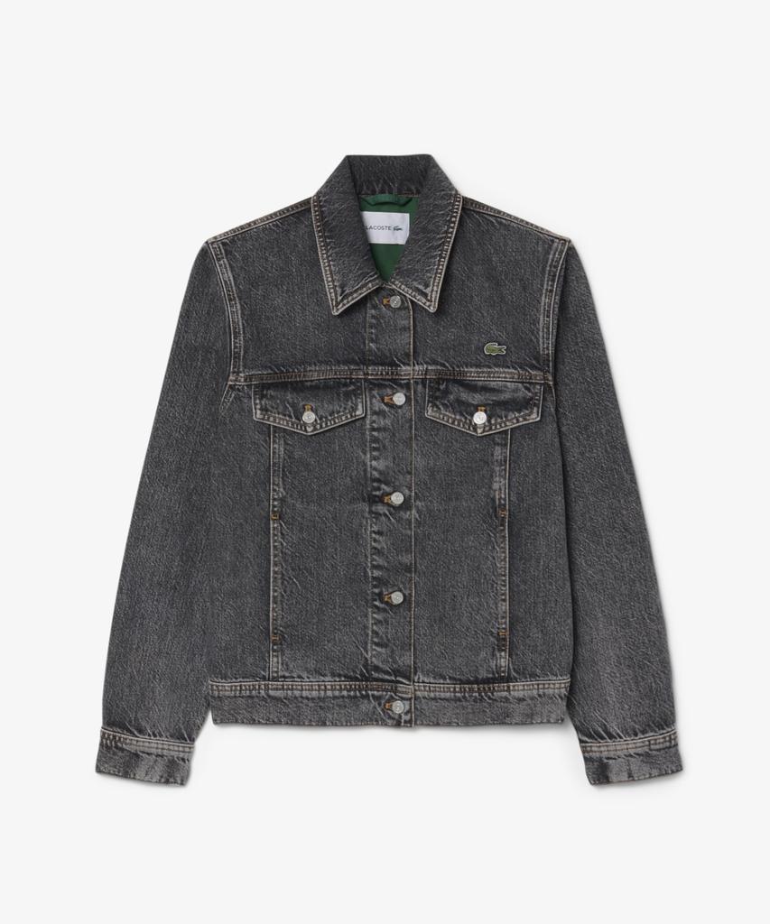LACOSTE Women'S Denim Trucker Jacket Bf6813-56N 0L5