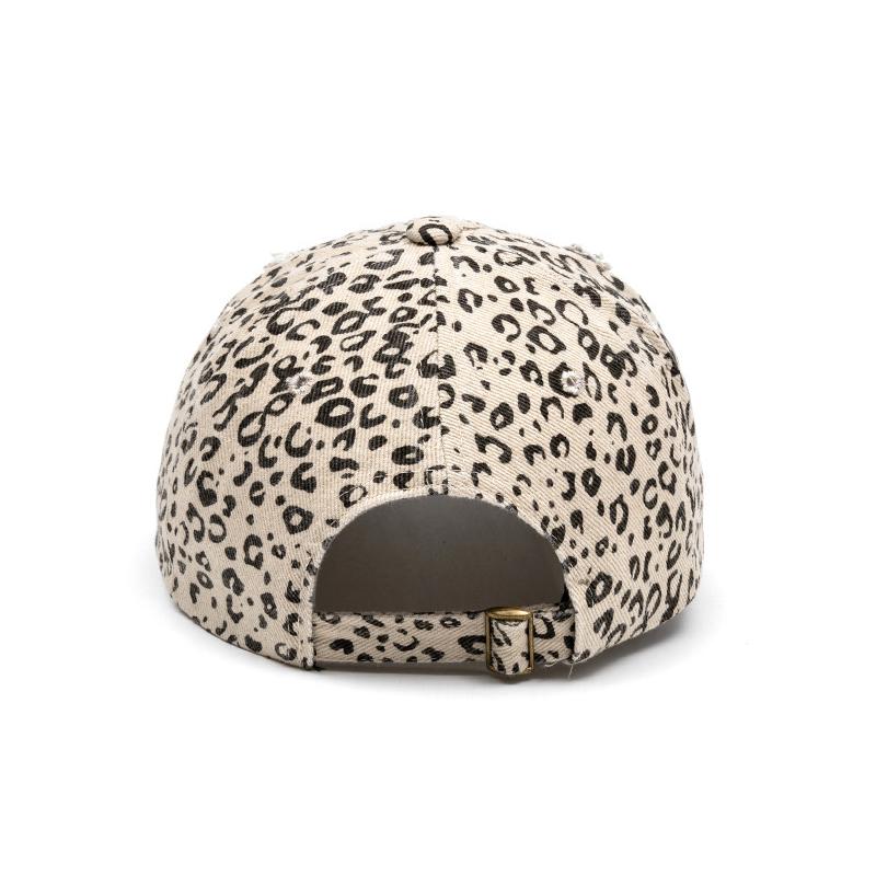 Leopard Print Baseball Cap Women Spring Summer Vintage Sun Hat Cap