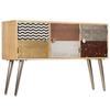 VidaXL Buffet 120 x 30 x 75 cm Bois de manguier massif
