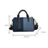 Patchwork Colorblock Small Handbags For Women Denim Shoulder CrossBody Bags Casual Street Boston Designer Purses CLE