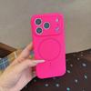 Fashion Fluorescent Silicone Magnetic For Magsafe Case For iPhone 18 Pro Max 17 16 15 14 13 Wireless Charge Candy Cover Fundas