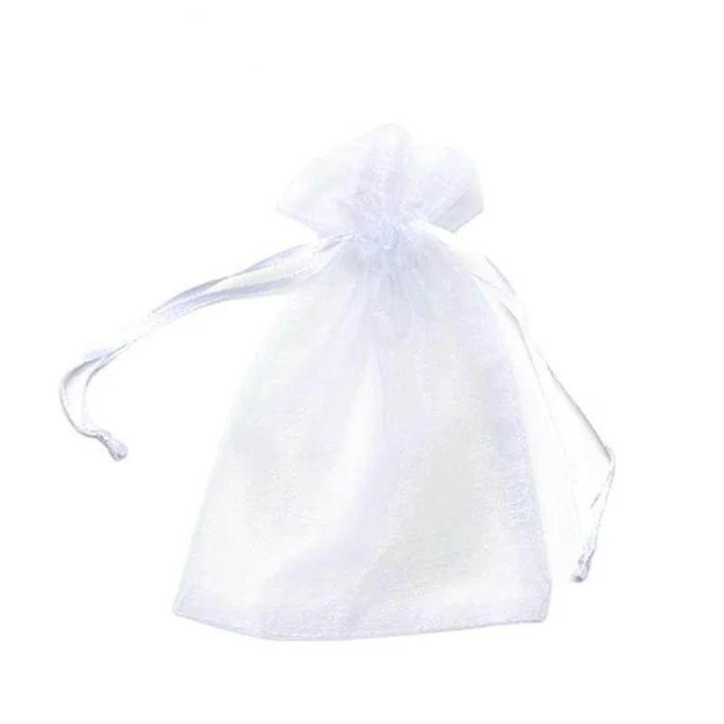 

50 шт. многоцелевой подарочный пакет для защиты винограда и фруктов, садовая сетка, марля, сетка для борьбы с вредителями в саду, сетка от птиц 17by23 cm белый