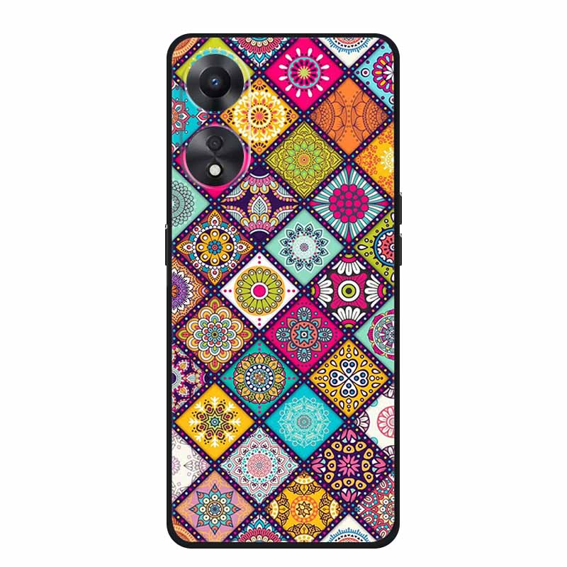 For OPPO A78 5G Case Fashion Silicone Soft TPU Back Cover For Oppo A58 A58X 5G OPPOA78 5G Phone Cases Shockproof CPH2483 Fundas