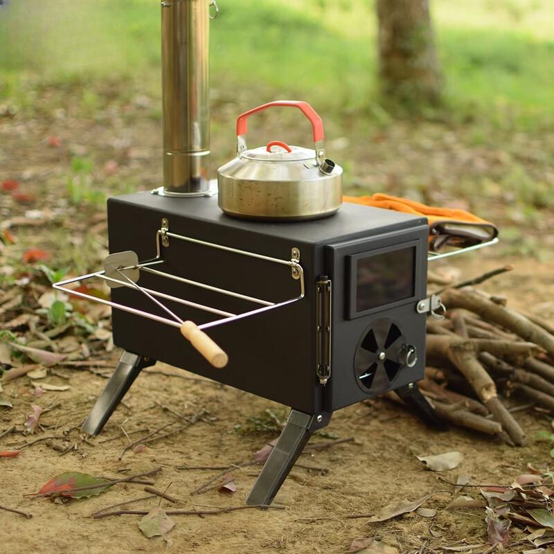 Zhishi Foldable Stainless Steel Camping Tent Stove