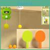 Cute Frog Ping Pong Training Toy For Kids With Adjustable Height