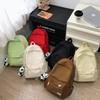 Casual Schoolbag Solid Color School Large Capacity Female Primary School Student Junior High School High School Student Nylon Backpack