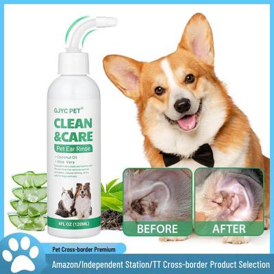 Cross-border Cat & Dog Ear Wash: Ear Drops Cleaning Solution for Pets