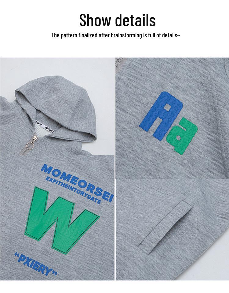 Boys' Hooded Sweatshirt 2025: Spring & Autumn Fashion for Kids