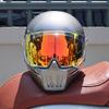 Vintage Full Face Motorcycle Helmet Men Women All Weather DOT Certified ABS Windproof Comfort Liner Motorbike Gear