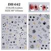 Graffiti Cartoon Kitten Nail Art Stickers - Hand-Painted Puppy & Cat Design