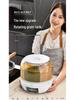 Rotatable Divided Grain and Cereal Storage Container - Insect & Moisture-Proof Sealed Bin