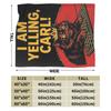 Dungeon Crawler Carl I am Yelling Carl Blankets Super Soft Print Plush Throw Blanket For Students Living Room Flannel Bed Cover